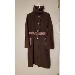 Mackage brown wool blend winter coat sz sm…